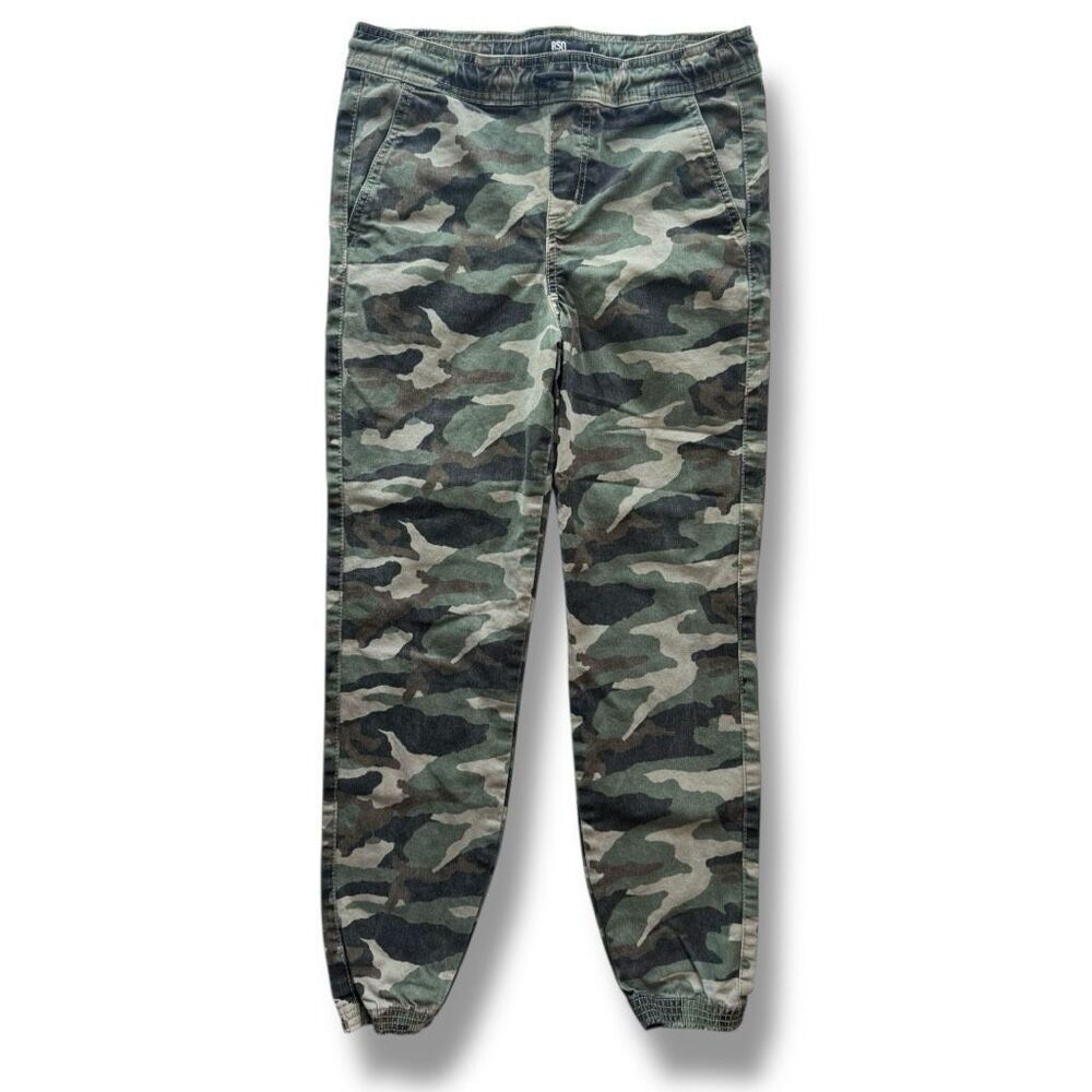 RSQ Jeans Tilly’s Women’s Camo Jogger Pants Size L Elastic Waist